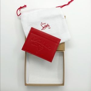 Limited Edition Louboutin ‘With Love’ Card Holder